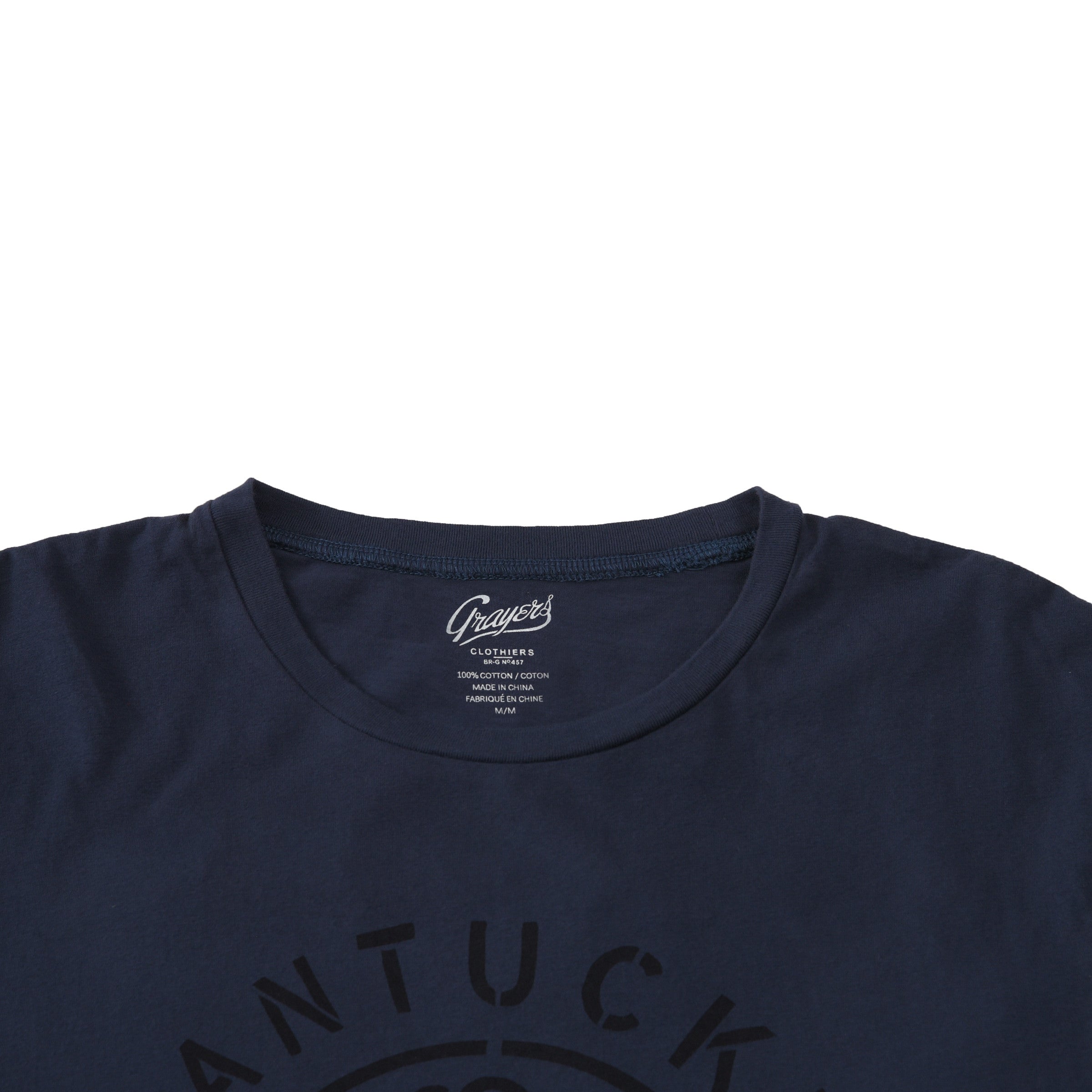 Delray Short Sleeve Printed Tee - Nantucket / Mood Indigo-Grayers