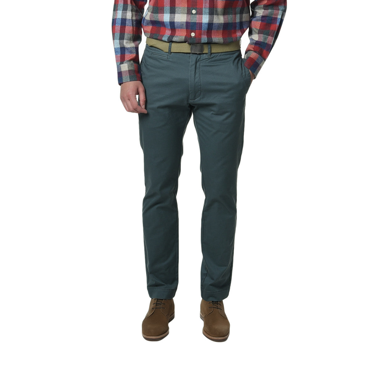 Newport Stretch Modern Fit Chino - Tarp Green-Grayers
