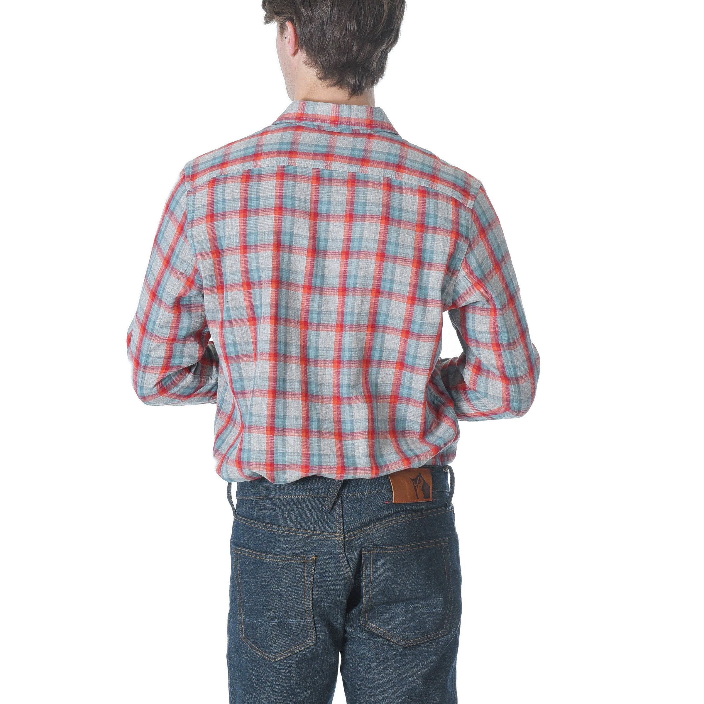 Sherman Double Cloth - Red Seafoam Gray-Grayers