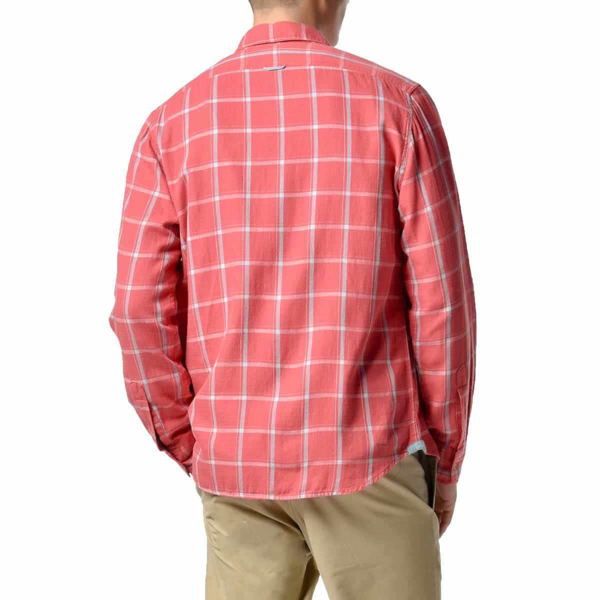 Sterling Slub Twill Shirt - Red Blue Windowpane-Grayers