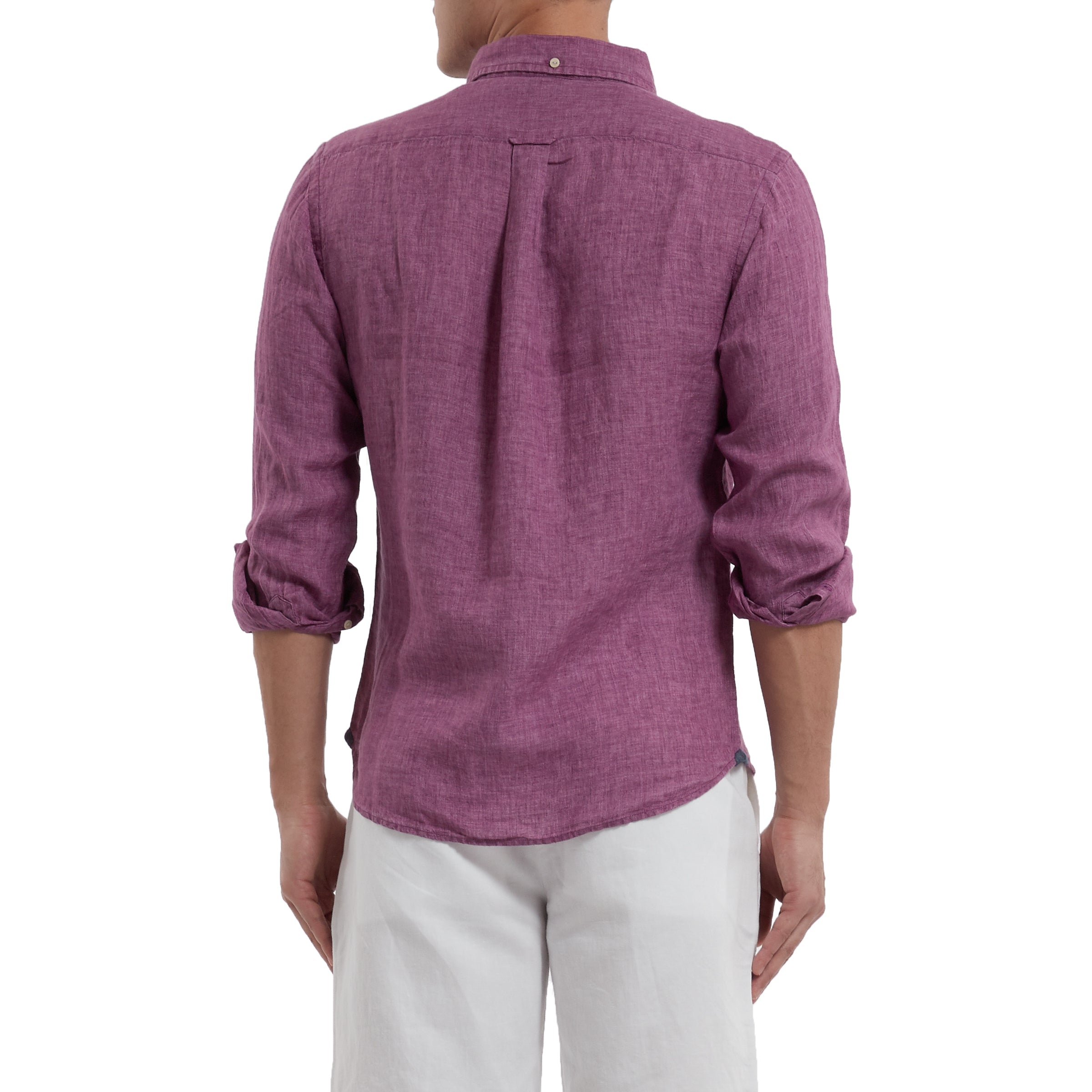 Paloma Sun Washed Linen Long Sleeve Shirt - Lavender-Grayers